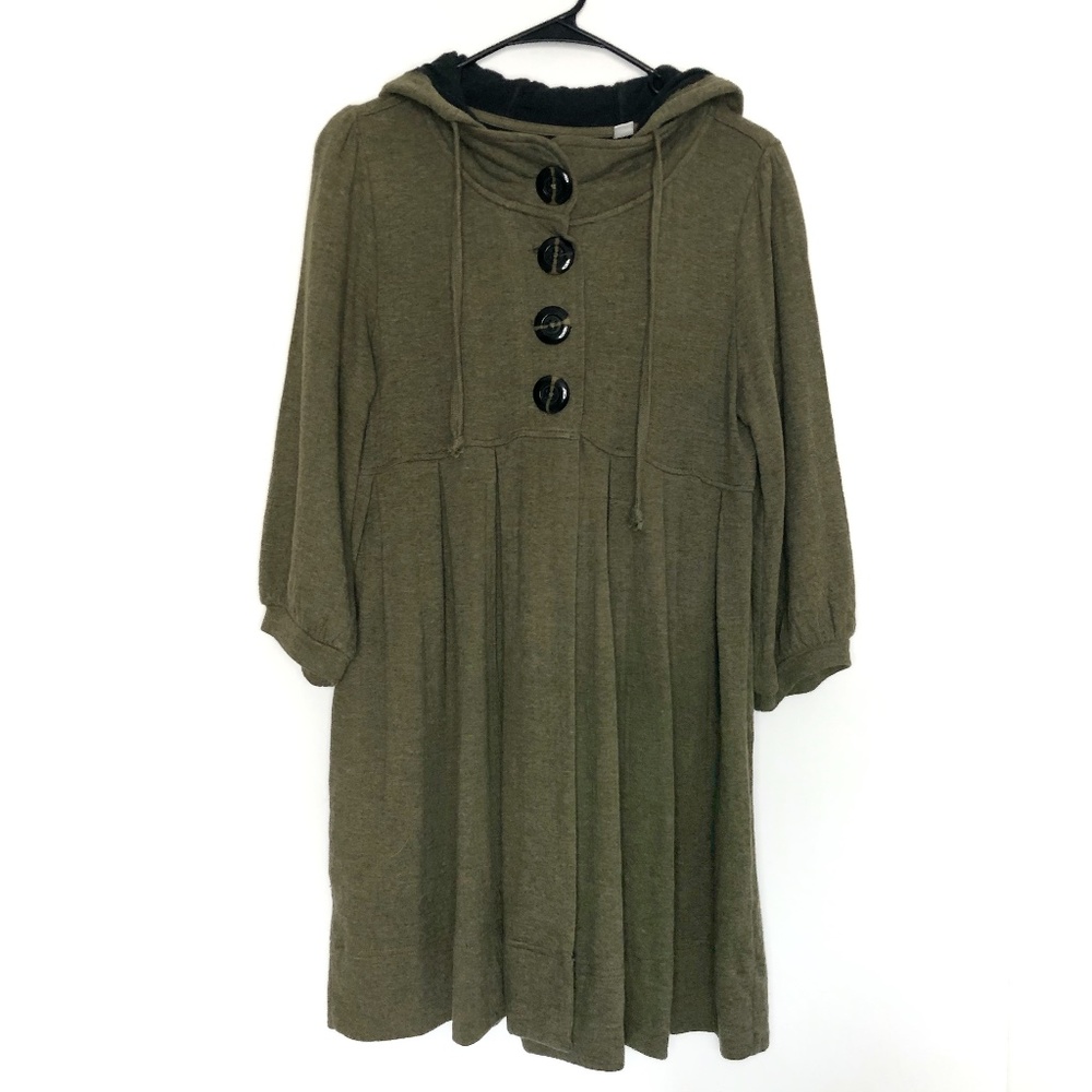 Urban Outfitters LUX Hooded Button Sweater M